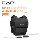CAP Barbell Adjustable Weighted Vest, 100 lb