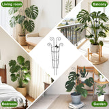Coomin 32.6in Monstera Plant Support Trellis with One Butterfly, 2P