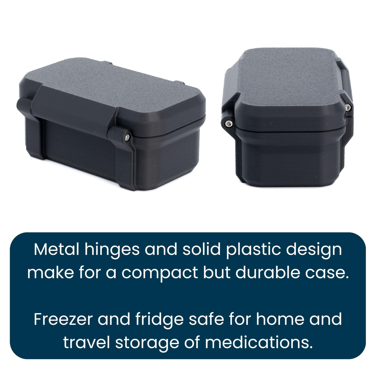 3ml Vial Case for Peptide Vials | Rugged Fridge and Freezer Safe Case