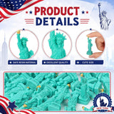 Geelin 50pcs Mini Statue of Liberty Figurines 2 Inch Resin Statue of Liberty Decoration Tiny Little Small New York Souvenir Gift New York Figurine Replica for 4th of July 250th Anniversary Cake Topper