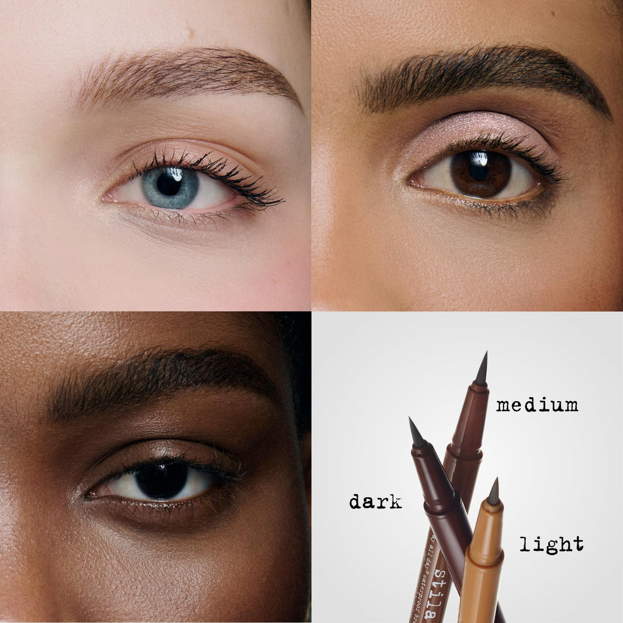 stila Stay All Day® Waterproof Brow Color | Shape & Define Eyebrows, Long-Lasting Wear, Fine Brush-Tip for Precise & Easy Application | Medium