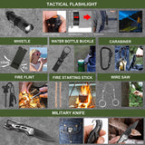 Survival Kit, Gifts for Men Christmas Dad, 150 PCS Survival Gear and Supplies Equipment with Trauma Bag, Molle Pouch Emergency Kit for Outdoor Camping, Hunting, Car, Home, Earthquake, Adventures