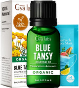 Gya Labs Blue Tansy Essential Oils for Skin - 100% Pure Natural Organic Blue Tansy Oil for Face, Diffuser, Candle Making (0.17 Fl Oz)