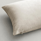 MIULEE Pack of 2 Velvet Pillow Covers Christmas Decorative Square Pillowcase Soft Solid Cream White Cushion Case for Spring Couch Sofa Bedroom Car 22x22 Inch 55x55 cm