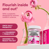 Physician's Choice Probiotics for Women - PH Balance, Digestive, UT, & Feminine Health - 50 Billion CFU - 6 Unique Strains for Women - Organic Prebiotics, Cranberry Extract+ - Womens Probiotic - 84 CT