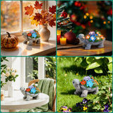 Linkax Mothers Day Gifts for Mom Grandma Wife Sister Nana from Daughter Son Husband, Birthday Gifts for Women Turtle Statues Solar Garden Decor for Outside Yard Outdoor Home Patio Decor