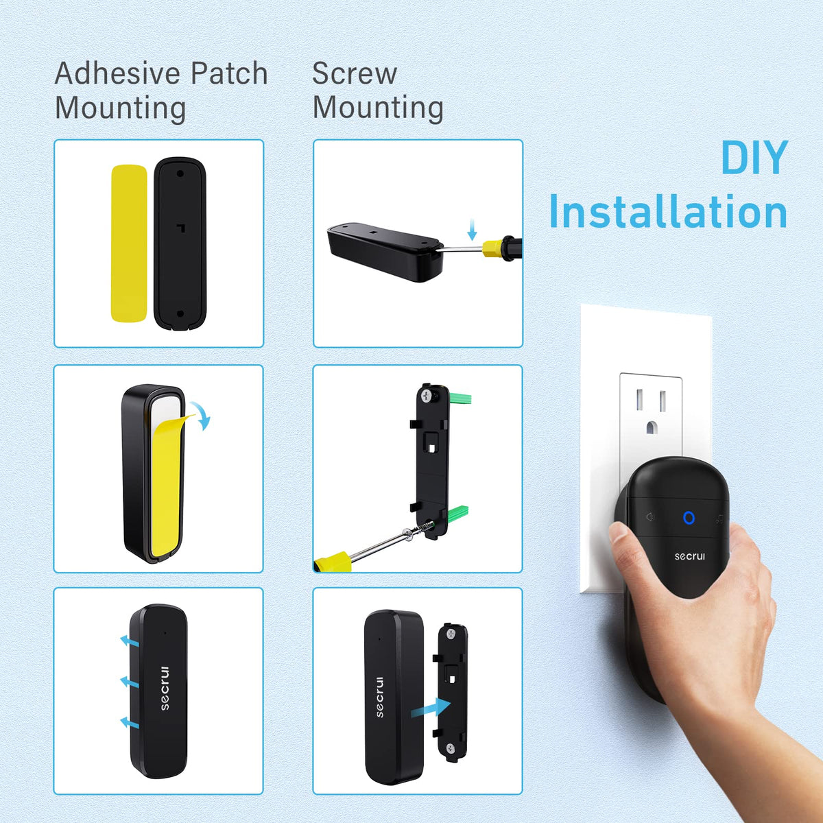 Door Chime, Door Sensor Chime for Door Opens – Door Ringer with 500ft ...