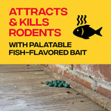 Victor Rodent Killer, 4 lb Fish-Flavored Bait Balls, Mouse Poisoning Bait
