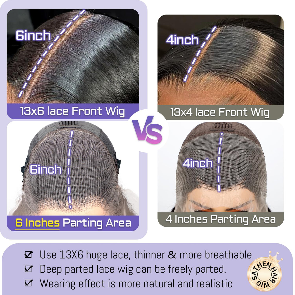 30 Inch Body Wave Lace Front Wigs Human Hair 13x6 HD Lace Front Wigs Human Hair Pre Plucked with Baby Hair 180 Density Body Wave Full Frontal Lace Wigs Human Hair 13x6 for Black Women Natural Color