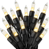 CXLHO Clear Christmas Lights 66FT 200 Incandescent Bulbs Warm White Mini Lights with Black Wire for Christmas Tree, Garland, Thanksgiving, Wedding, Party, Home, Indoor & Outdoor Festival Decoration