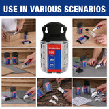 WORKPRO 200-Pack Utility Knife Blades with Dispenser, SK5 Steel Box Cutter, Standard Blades for Utility Knife Replacement
