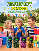 Walkie Talkies for Kids 4 Pack Rechargeable Outdoor Toys Gifts Boys Girls