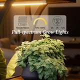 Plant Stand Indoor with Grow Lights - 5 Tiered Corner Plant Shelves (Brown)