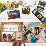 AIPASA Our Adventure Book Scrapbook Photo Album, Personalized Gifts 8.9*7.7