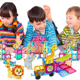 Jasonwell Magnetic Tiles Kids Magnetic Blocks 110PCS Building Sets 3D Magnet Toys Preschool Educational Construction STEM Toy Christmas Birthday Gifts for Toddlers Boys Girls 3 4 5 6 7 8 9 + Year Old