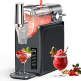 Slushie Machine No Ice Needed 88oz, Slushy Machine for Home with LED Display and 5 Preset Modes, Auto-Clean, Frozen Drink Maker Perfect for Margarita,Frappés, Cocktail Smoothie, Milkshake and More