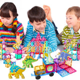 Jasonwell 110PCS Magnetic Tiles Building Blocks Set for Boys Girls Preschool Educational Magnet Construction Kit Stacking STEM Toys Christmas Birthday Gifts for Kids Toddlers 3 4 5 6 7 8 9 + Year Old