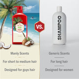 Old Spice Mens 2-in-1 Shampoo and Conditioner Set, Fiji, Coconut & Tropical Wood Scent, For All Hair Types, Healthier, Fuller, Moisturized Looking Hair, 21.9 fl oz Each, Twin Pack