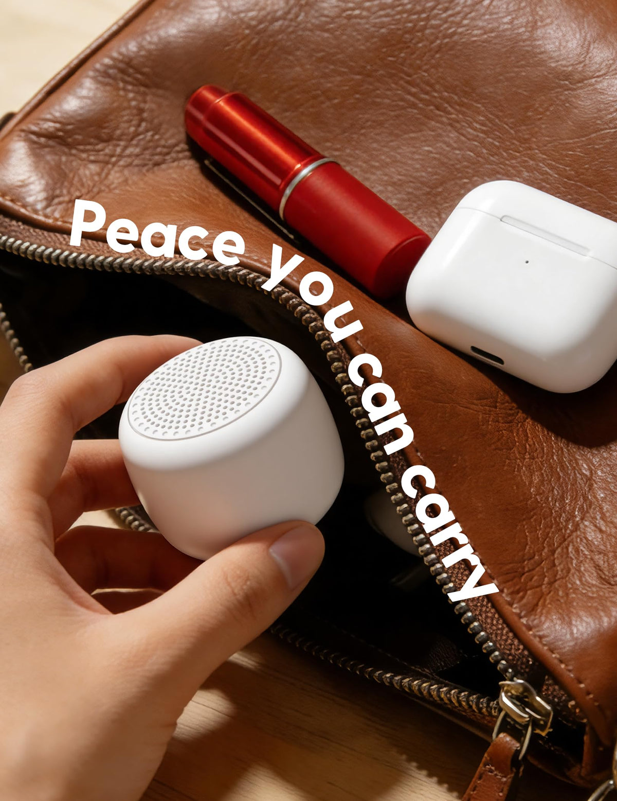 Babelio Pocket Mini Portable White Noise Machine for Travel, 15 Sounds