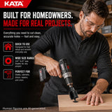 KATA 25 Piece Hole Saw Kit with 3/4"-6" for Wood, Drywall, PVC and Plastic