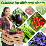 ANPHSIN Sturdy Triangle Tomato Cage with Movable 10 Gal Grow Bags, 3 Sets