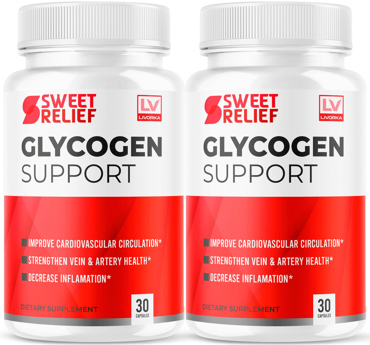 (2 Pack) Sweet Relief Capsules - Official SweetRelief Premium Formula Supplement Pills, Advanced Sweet Relief Glycogen Support Formula for Wellness & Overall Health, 60 Capsules for 2 Months