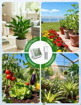 7 in 1 Soil Meter, Digital Soil Test Kit of PH/Sunlight/Fertility/Soil & Air Temp, Humidity Meter for Indoor & Outdoor Plant, Growing Environment Tester with Large LCD Display for Farm, Garden & Lawn