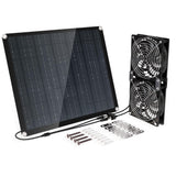 Solar Panel Fan, 30W Solar Fan, Solar Panel Fan kit, Solar Exhaust Fan, Suitable for Small Chicken coops, pet Houses, Solar Ventilation Fan, Solar Exhaust Fan