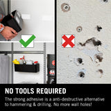 VELCRO Brand - Heavy Duty Stick On | Superior Holding Power Indoors & Outdoor Use | 50mm x 5m Tape | White