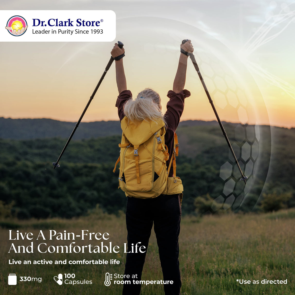 Dr Clark Superblend Wormwood Capsules - Vegetarian 330 mg, 100 Capsules - Wormwood Herb Without Artificial Preservatives, Wormwood Combination with Quassia