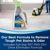 Bissell® Big Green® PET PRO Carpet Cleaner with 8 Row XL DirtLifter PowerBrush, 9-inch Long Reach Hose, 2 Upholstery Tools, Includes Pet Pro Oxy Urine Eliminator Formula
