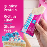 Quest Protein Bar - Birthday Cake (12 Bars)