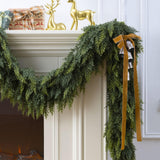 6 Ft Christmas Cedar Garland, Realistic Faux Pine Garlands, Green Artificial Greenery Garland for Winter Home, Mantle, Fireplace, Indoor, Outdoor Christmas Decorations (1Pcs)