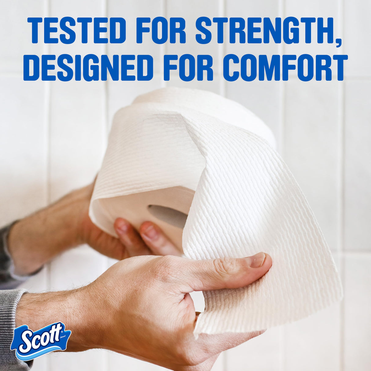 Scott ComfortPlus Toilet Paper, 48 Double Rolls, 231 Sheets per Roll, Septic-Safe, 1-Ply Toilet Tissue