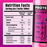 Protein2o Hydration Drink - 2-in-1 Liquid Clear Whey Protein Isolate and Electrolyte Drink - 15g Protein, Vitamins B5, B6 - Post-Workout Recovery - 16.9 Fl Oz - 12 Count Dragon fruit Blackberry