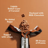 Barebells Protein Bars Cookies and Caramel - 12 Count, 20g High Protein Treats - Chocolate Nutrition Bar with 1g Total Sugars - On-The-Go Breakfast or Post-Workout Snack