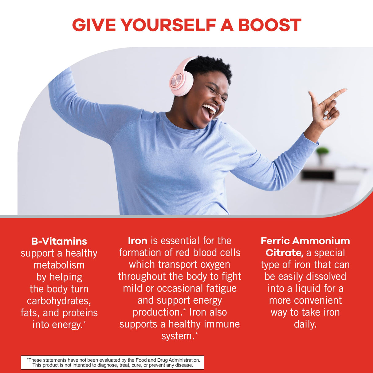 Geritol Liquid Vitamin and Iron Supplement, Energy Support, Contains High Potency B-Vitamins and Iron, Pleasant Tasting, Easy to Swallow, No Artificial Sweeteners, Non-GMO, 12 Oz, 3 Pack