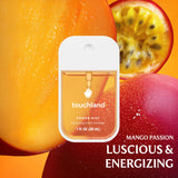 Touchland Power Mist Hydrating Hand Sanitizer Spray, TROPICAL Trio Set (Mango Passion, Beach Coco, Watermelon), 1 FL. OZ. Travel Size (Set of 3)