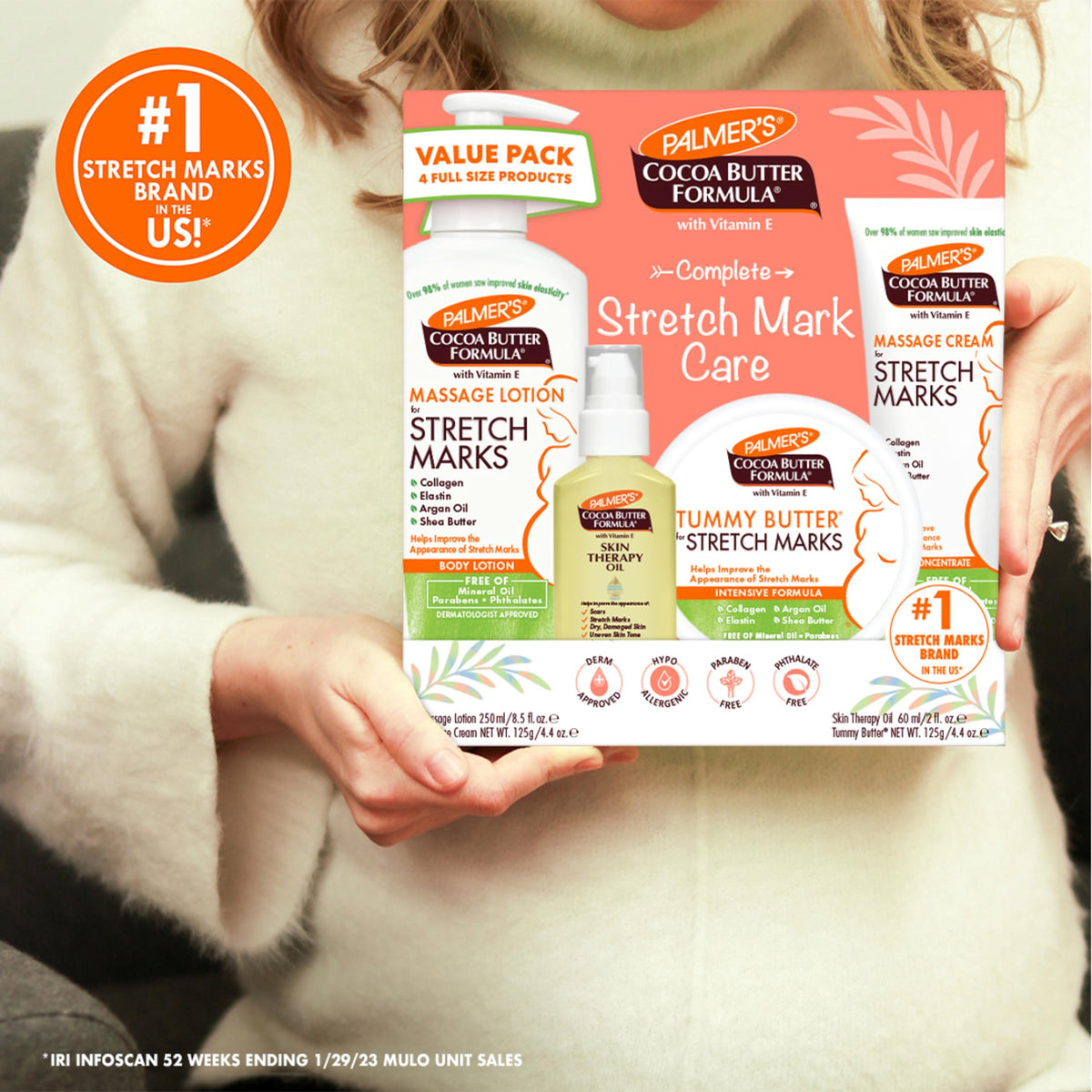 Palmer's Pregnancy Essentials Skin Care Kit, Cocoa Butter Formula (4 Piece)