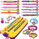 DDAI Arts and Crafts for Kids Age 8-12 Friendship Bracelet Making Kit for Girls - Best Birthday Gifts Ideas for Girl 7 9 10 11 Year Old - Popular Bracelets String Maker Toys Set