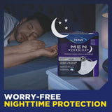 TENA Men Overnight Incontinence Guard, Bladder Control, Discrete, Overnight Absorbency, 120 Count