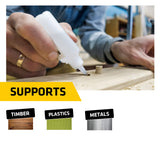Everbuild Mitre Fast Two Part Instant Bonding Kit, 50g Adhesive & 200ml Activator - Ideal for All Cornice and Profile Mitres, Trims & Picture Frames