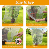 4PCS Insect Bird Barrier Mesh Blueberry Bush Netting Cover Bird Netting