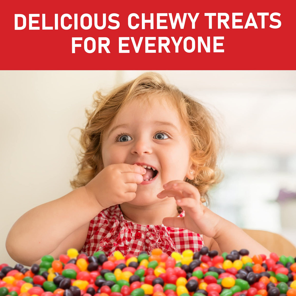 Original Jelly Beans (2 Pound) Holiday Candy - Comes in a Resealable Bag - jelly beans bulk - Perfect for Parties, Christmas Candy Stocking Stuffers