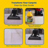 ZEP All-Purpose Carpet Shampoo Concentrate 128 ounce ZUCEC128 (Case of 4)