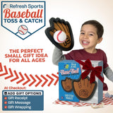 Toss and Catch Ball Game Set: Best Toy Gifts for Boys 9 8 7 6 5 4 2 3 Year Old Boy Birthday Gift Idea - Fun Toddler Boy Toys - Baseball Gifts for Girls & Boys Baseball Glove Trainer Toddler Presents