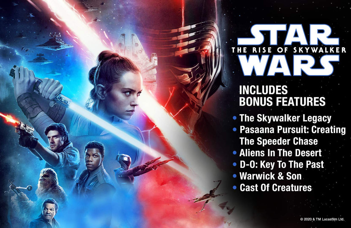 Star Wars: The Rise of Skywalker (With Limited Edition The First Order Artwork Sleeve) [Blu-ray] [2019] [Region Free]