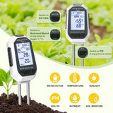 Buladeke Moisture Meter for Plants, 7-in-1 Digital Soil Tester Kit with Backlit LCD - Measures pH, EC, TDS, Fertility, Temp, Moisture & Sunlight, Garden Tools for Indoor & Outdoor