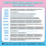 Upgraded DC97-16350U DC97-16350T Washer Suspension Rods for SAMSUNG WA50R5200AW/US, WA50R5400AV/US WA50R5400AW/US WA45T3200AW/A4 WA45H7000AW/A2 and WA45N3050AW/A4 Washing Machine（4pcs）