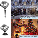 PEIDUO Halloween Projector Lights, Rotating Ghost Projector Halloween, Waterproof Outdoor Halloween Projector, Landscape, Yard, Patio, Garden, Party Decor